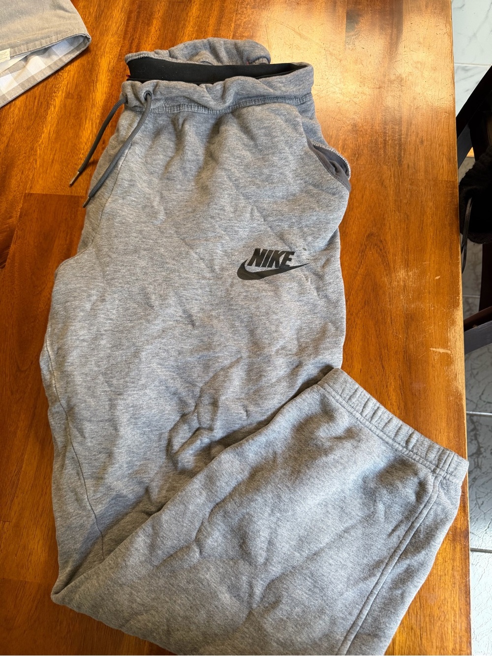 Nike Women's Gray Fleece Jogger Pants